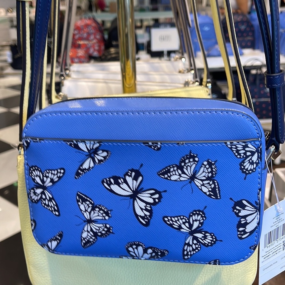Kate Spade Staci Butterfly Sky Printed Mini Camera Bag, 
Blue Multi 
NWT - Picture 12 of 16